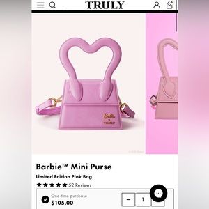 Pink Barbie Mini Purse